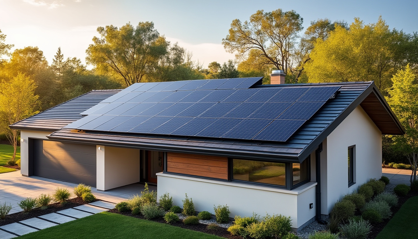 Esthétique et panneaux solaires : Les solutions pour une intégration discrète (panneaux full black, tuiles solaires...). 1 découvrez comment allier esthétique et performance avec nos solutions de panneaux solaires discrets, tels que les modèles full black et les tuiles solaires. transformez votre toiture en un espace à la fois élégant et éco-responsable.