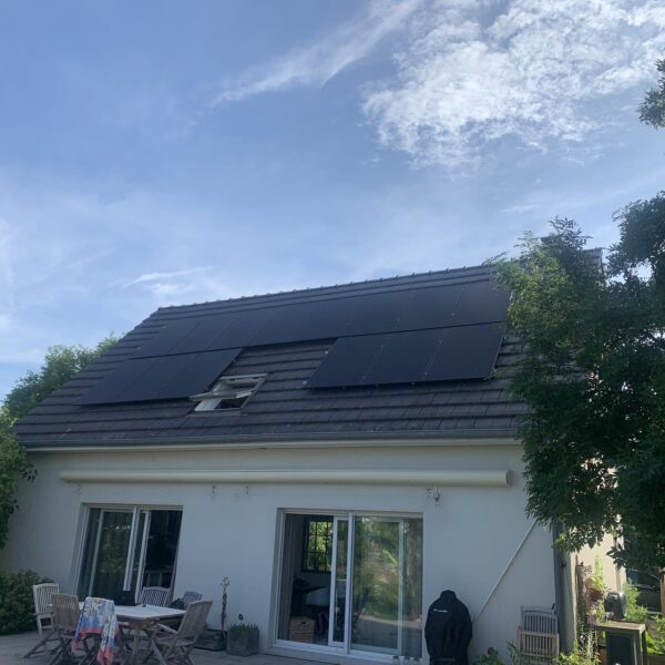 9 kWc avec batterie virtuelle MyLight150 exposition Est Ouest